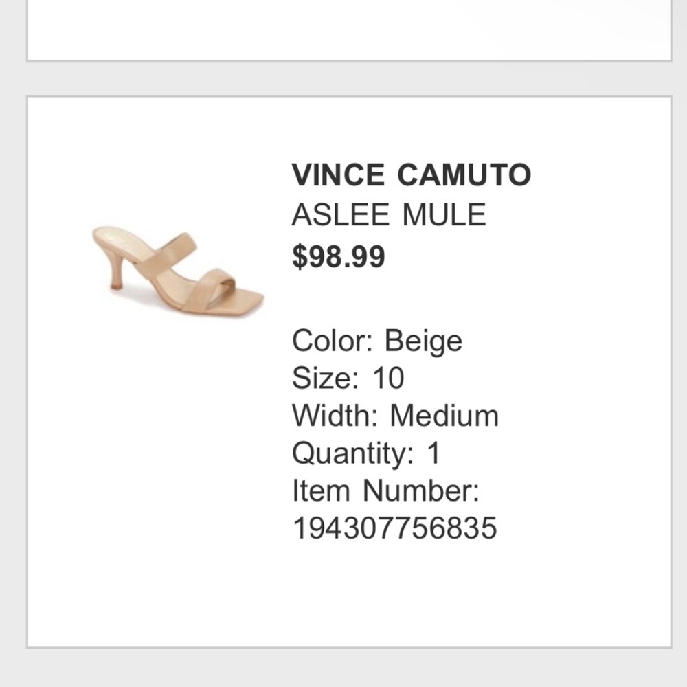 Vince Camuto Aslee Heel